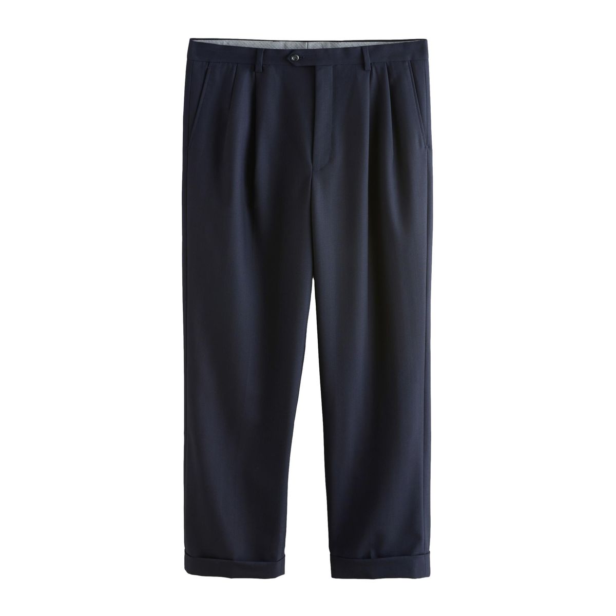 Pantalon de costume en laine à chevrons, NEXT