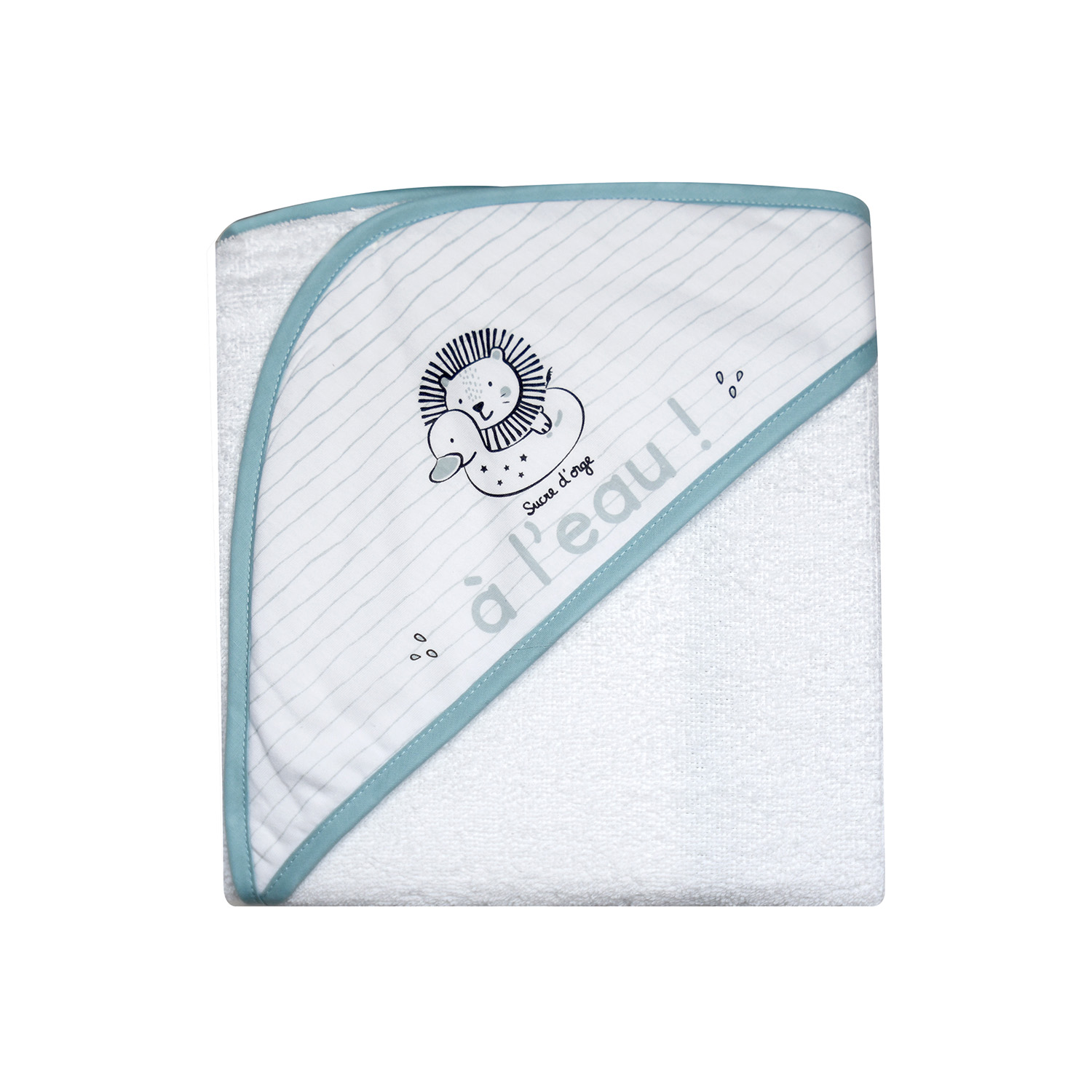 Cape de bain orelien eponge, SUCRE D'ORGE