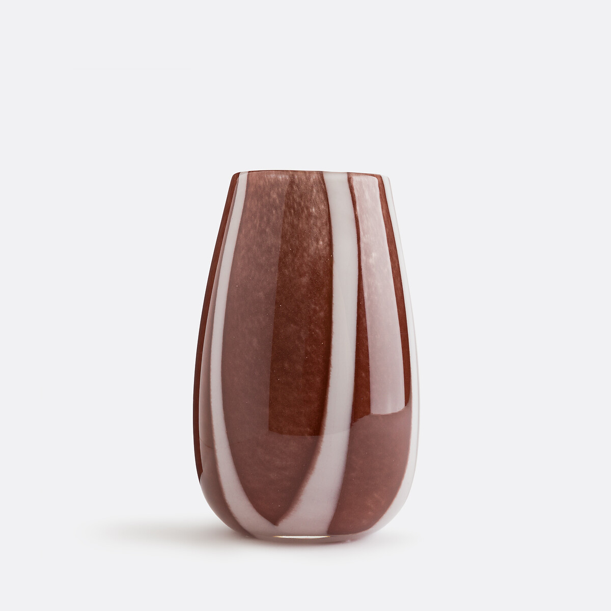 Vase en verre à rayures, Malco