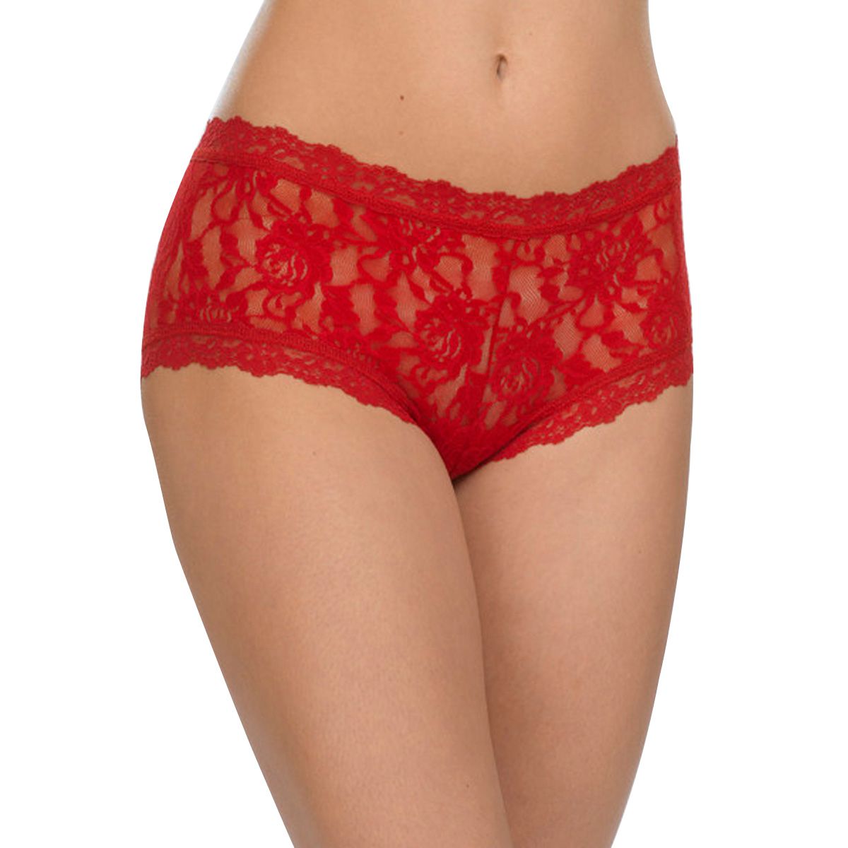 Caleçon rouge online femme