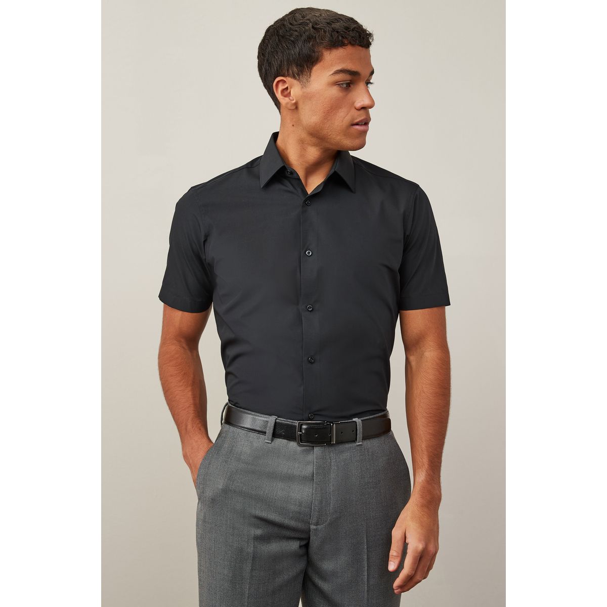 Chemise Facile À Manches Courtes Regular, NEXT