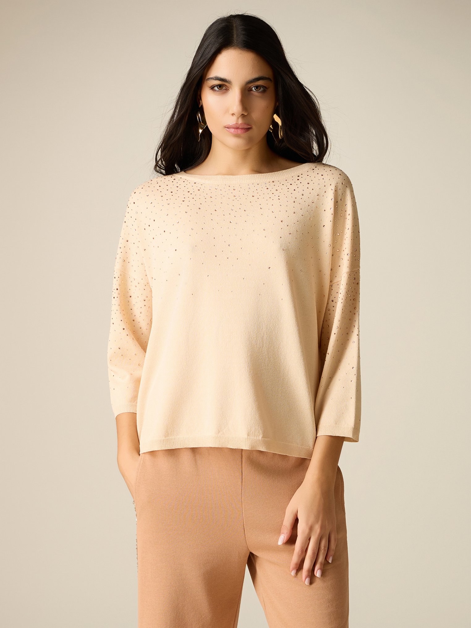 Pull avec micro-cristaux, OLTRE