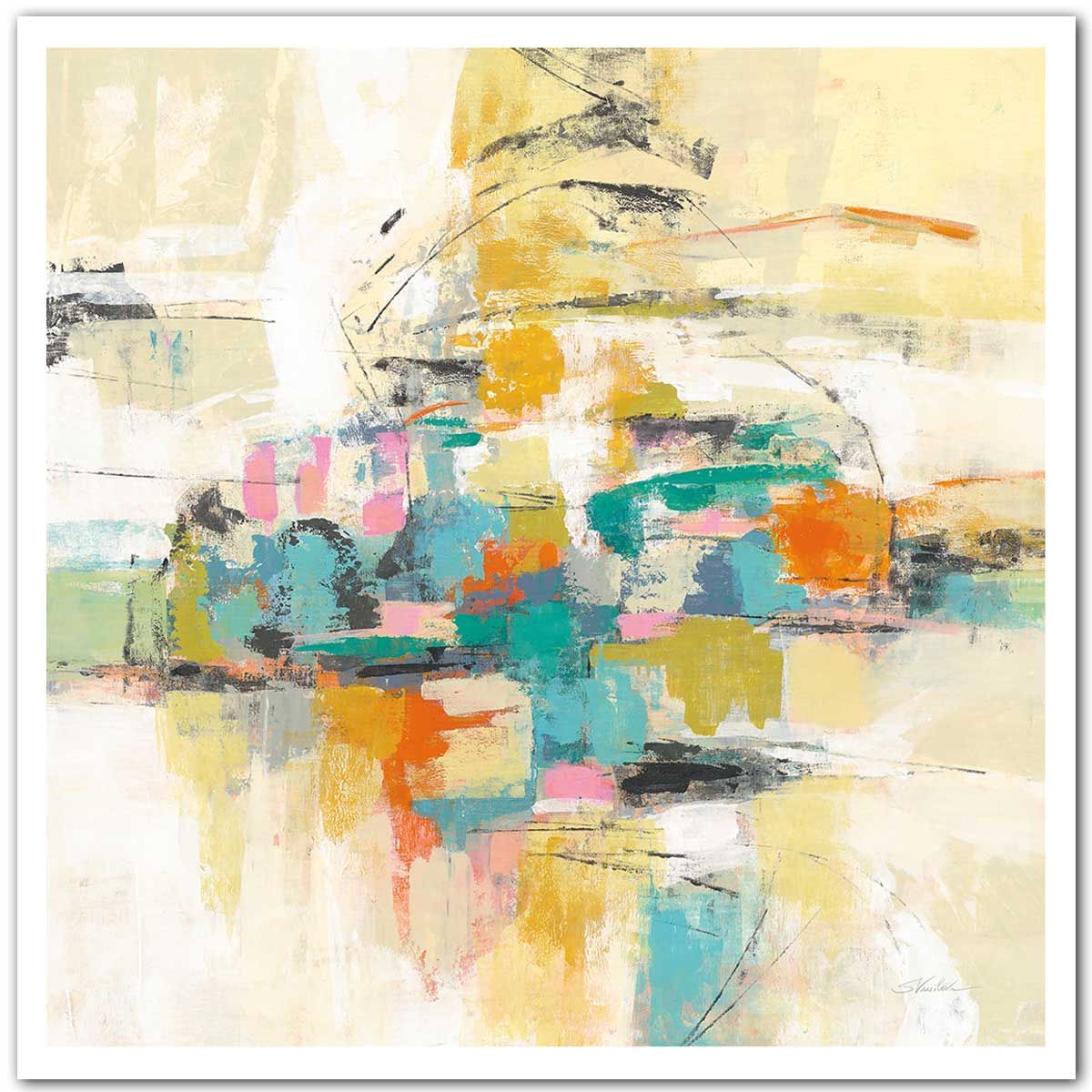 Poster Peinture sur soie, HEXOA