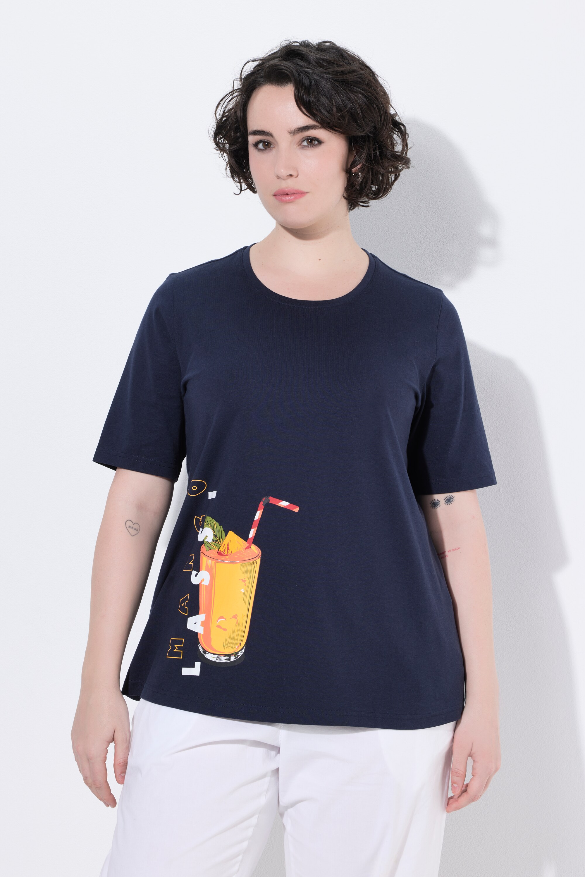 T-shirt motif smoothie, coupe Classic Fit, ULLA POPKEN