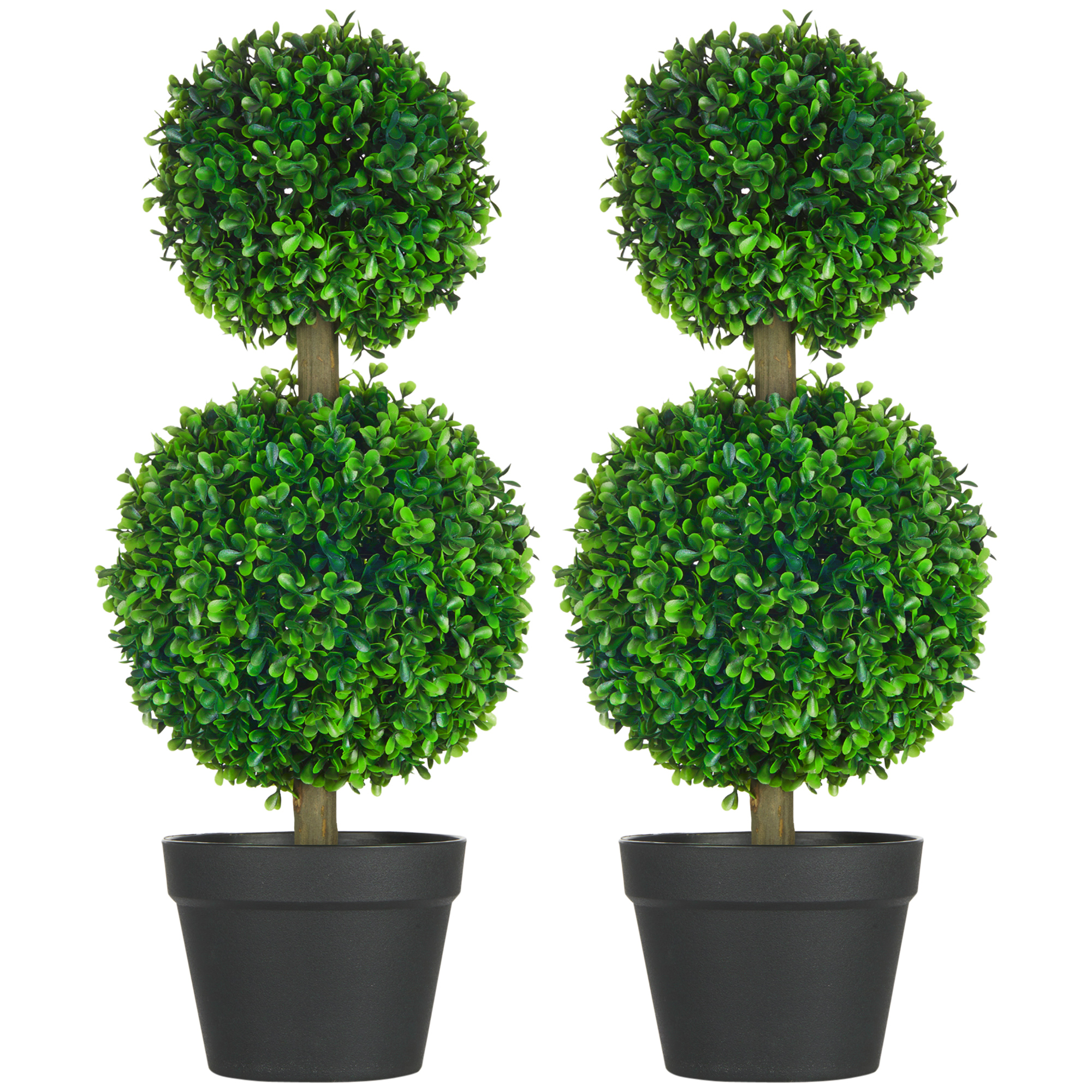 Topiaires artificielles PE Vert, HOMCOM