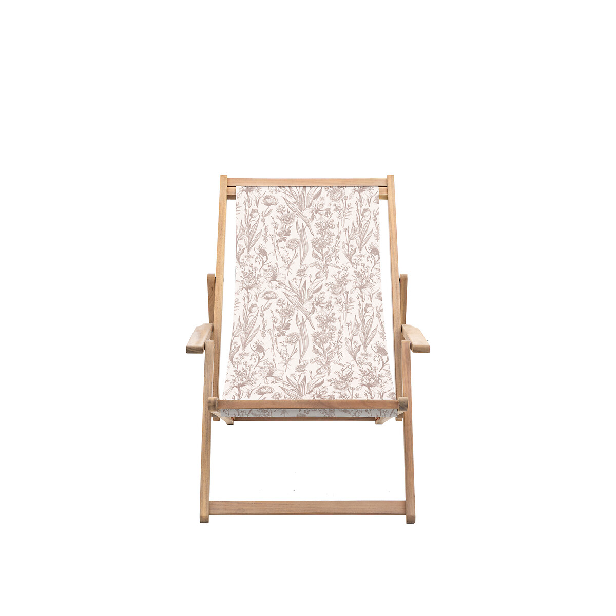 Ockley Floral Print Garden Deck Chair, SO'HOME