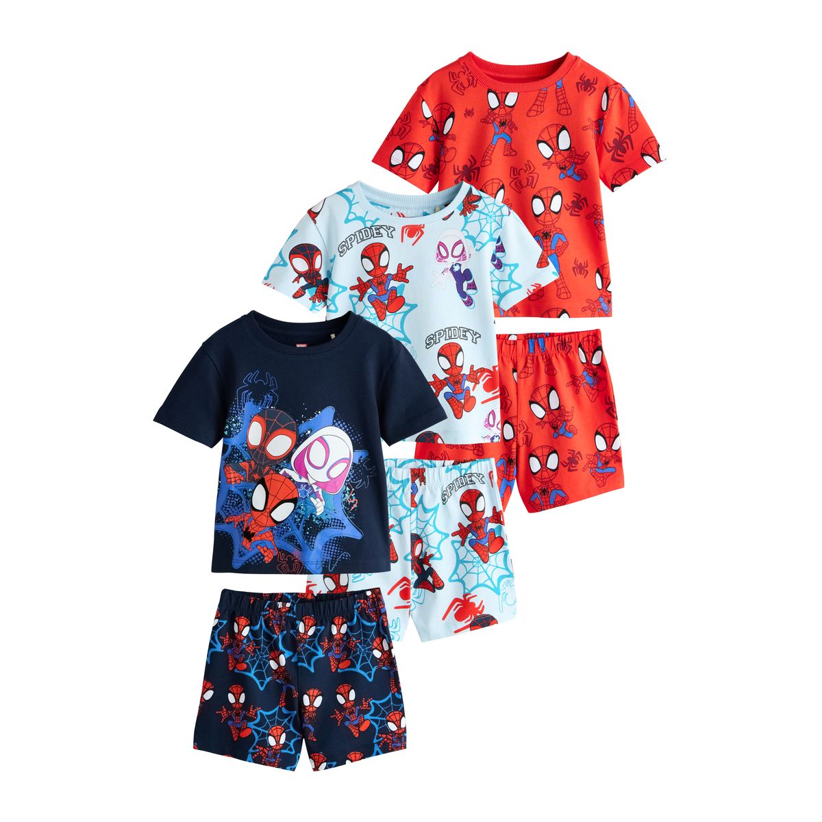 Pyjama short spidey and friends, lot de 3, NEXT