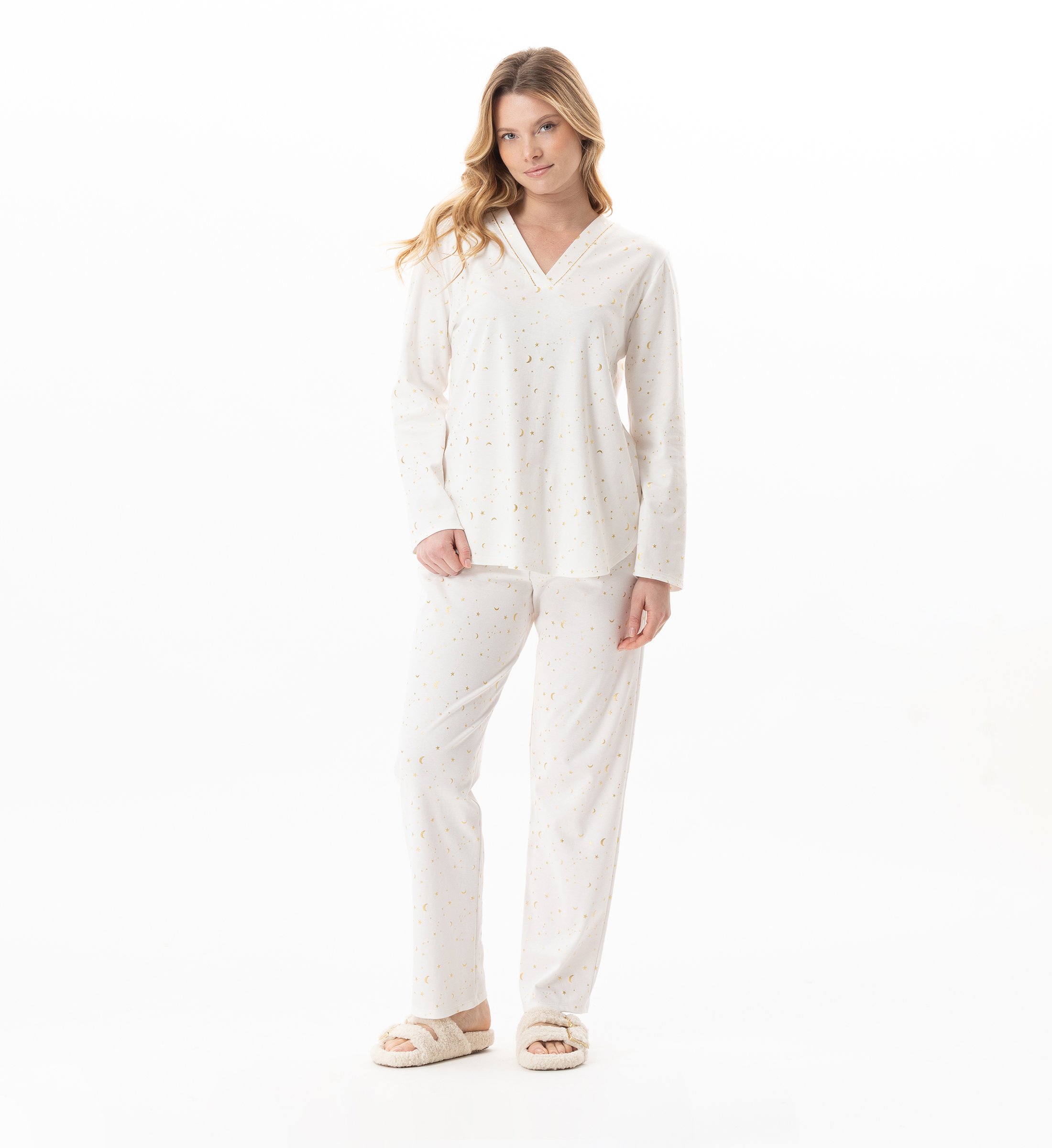 Pyjama en coton LUNA 102, LE CHAT