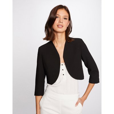 Straight Fit Blazer with 3/4 Length Sleeves MORGAN