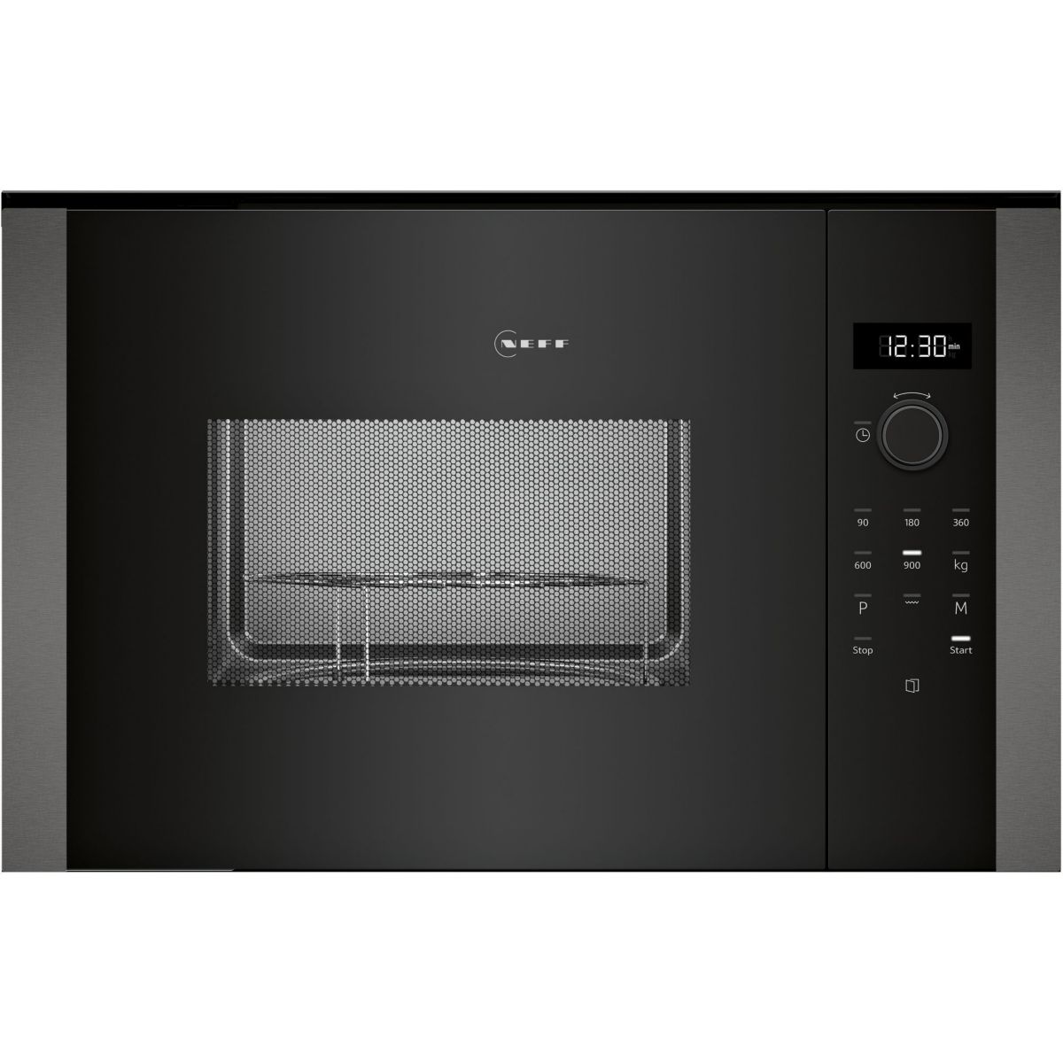 Micro ondes grill encastrable HLAGD53G0, N50, Graphite-Grey, NEFF