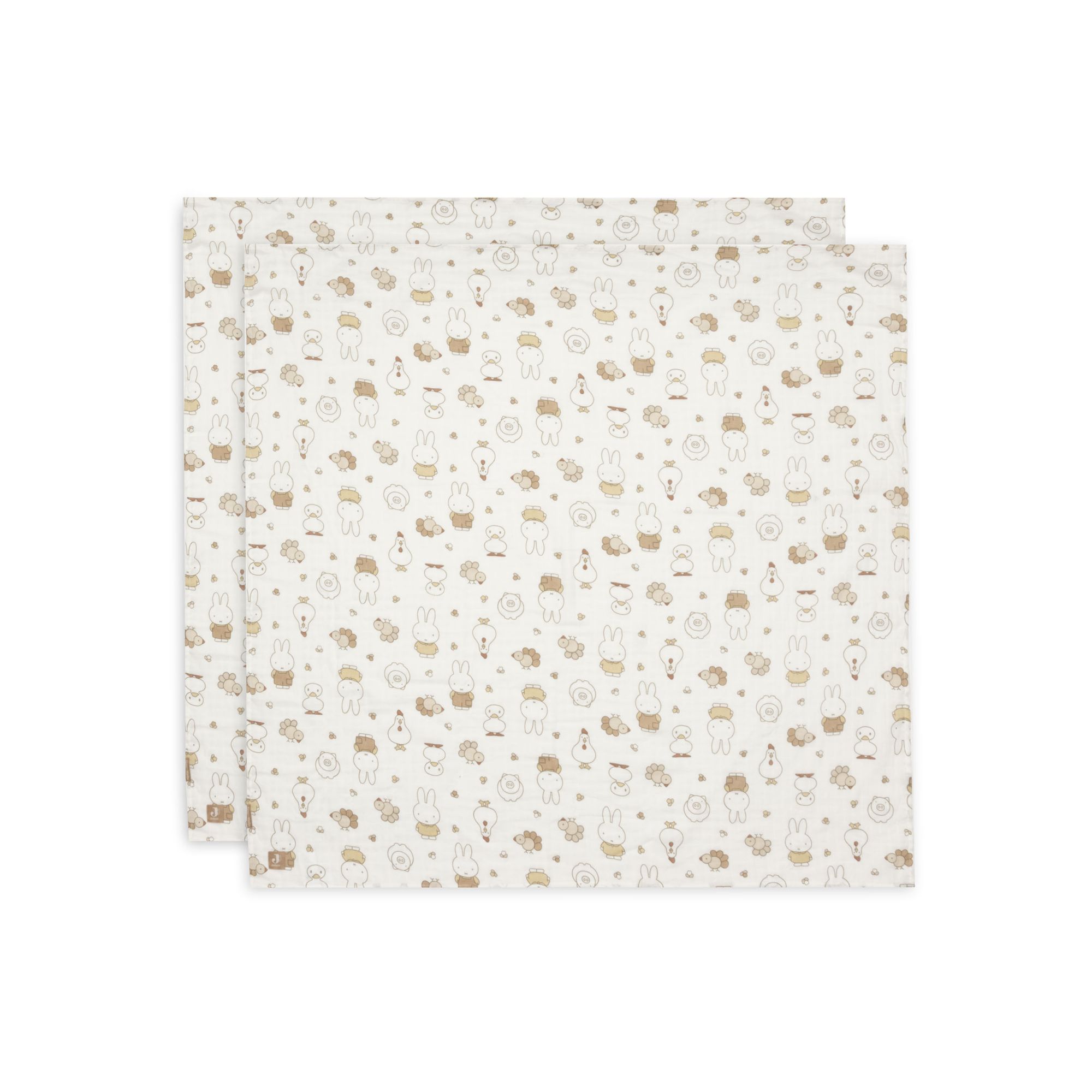 Lot de 2 langes gaze de coton, JOLLEIN