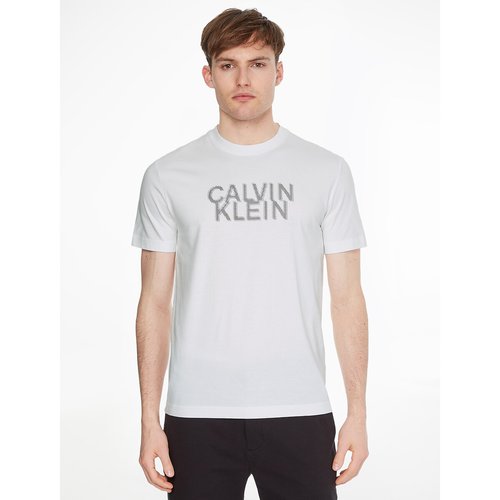 T-shirt mit logo-schriftzug, 100% baumwolle Calvin Klein | La Redoute
