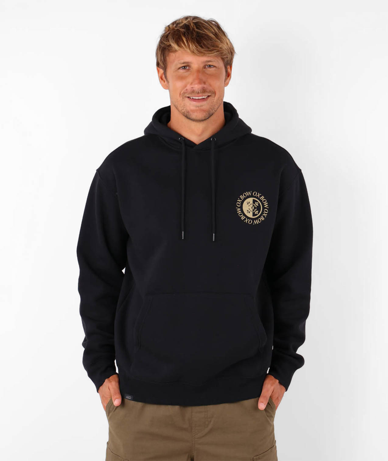 Sweat à Capuche OXBOW Eternal - Molleton Brossé 350 G/m² - Motif Au Dos, Poche Kangourou - Hiver 2025 - 2