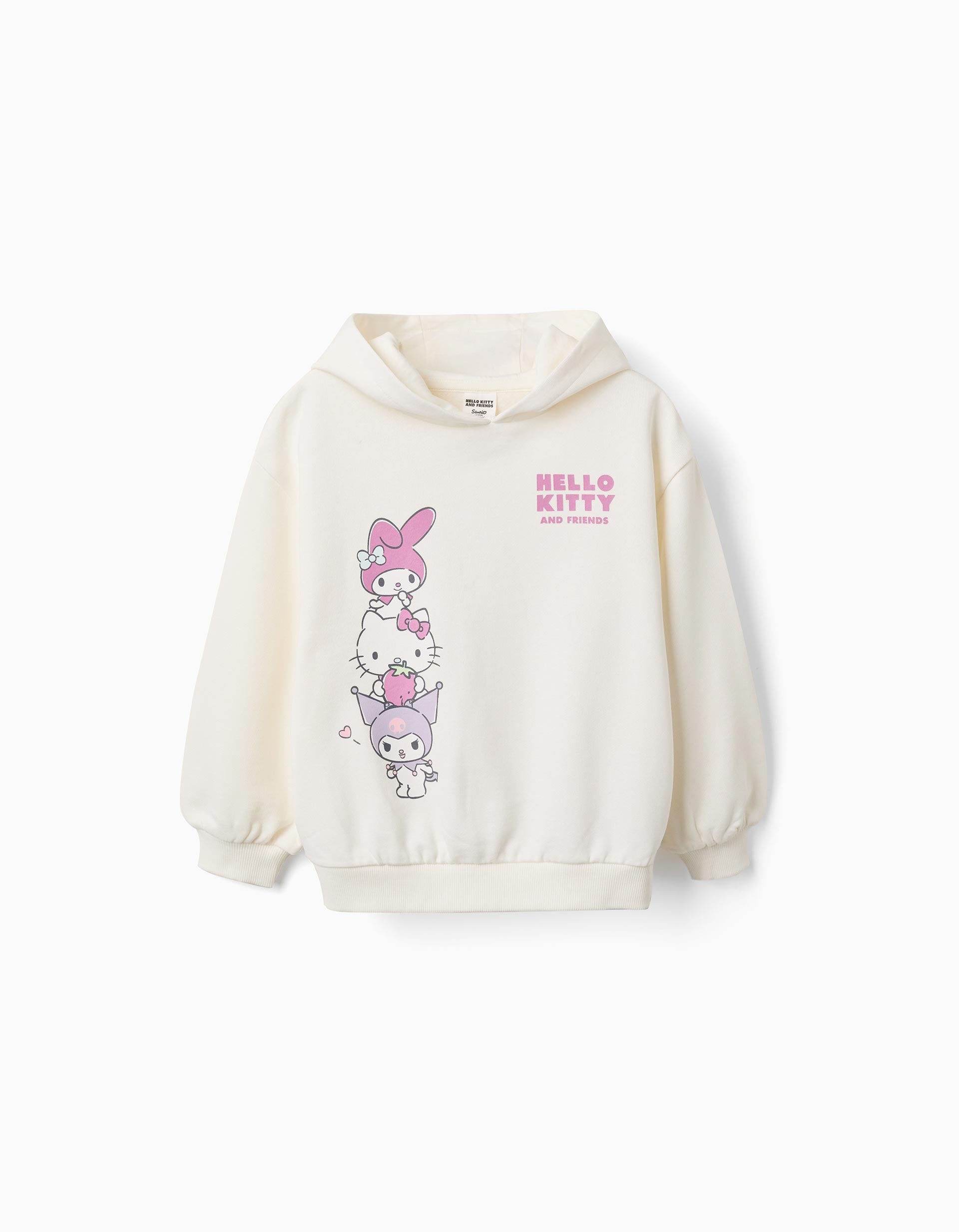Sweat en coton peigné avec imprimé Hello Kitty, ZIPPY