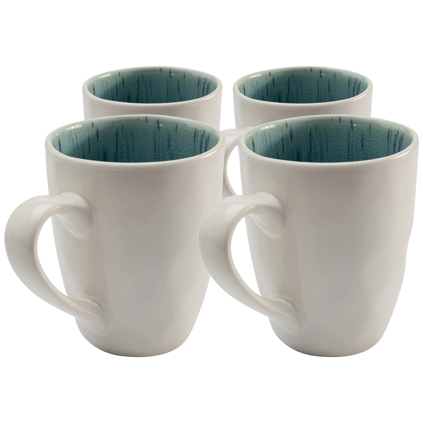 Lot de 4 mugs, MUSTIQUE, KARE DESIGN