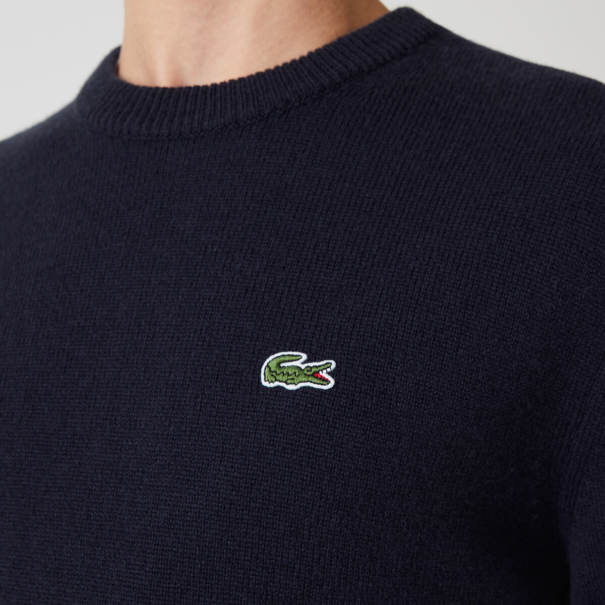 lacoste jumper wool