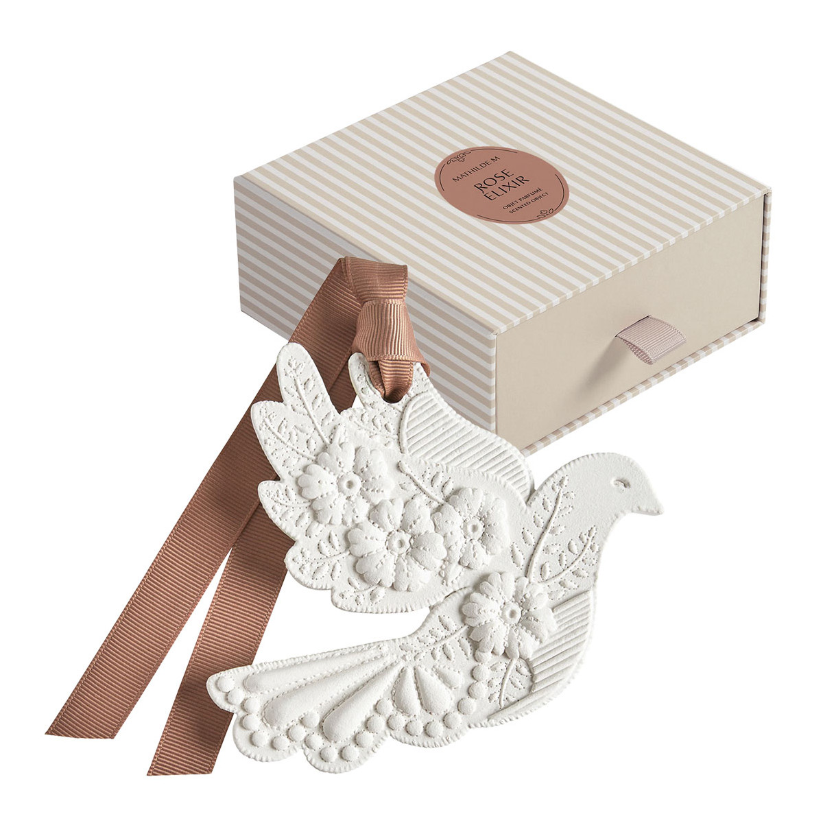 Décor parfumé Colombe en Fleurs - ROSE ÉLIXIR, MATHILDE M