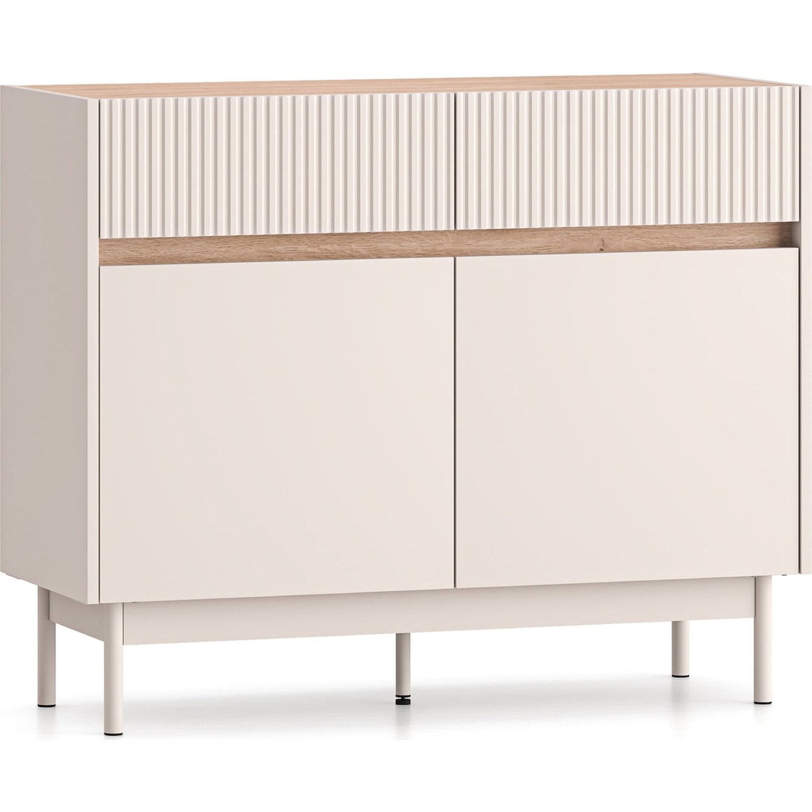 Commode 2 portes 2 tiroirs collection DUNEA, RECOLLECTION
