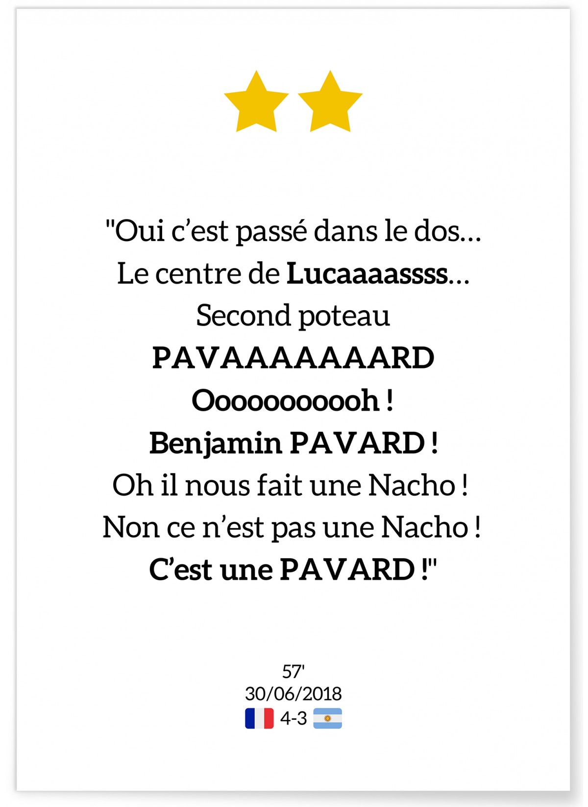 Affiche Pavaaaarrrdddd, L'AFFICHERIE