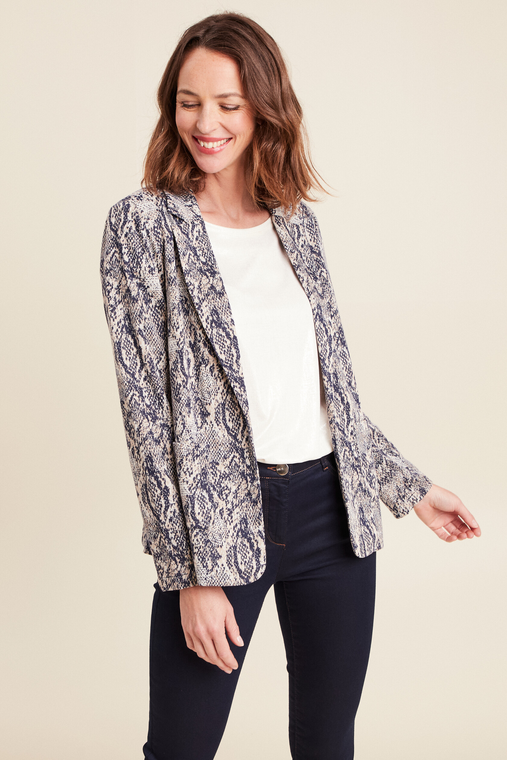 Veste cintrée col châle, BREAL