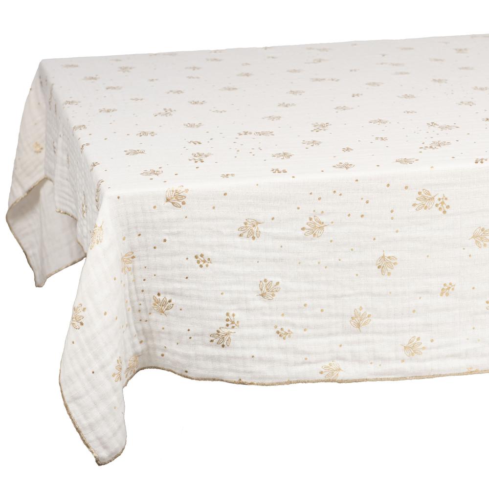 Nappe Bertille or 150x150 cm, AMADEUS