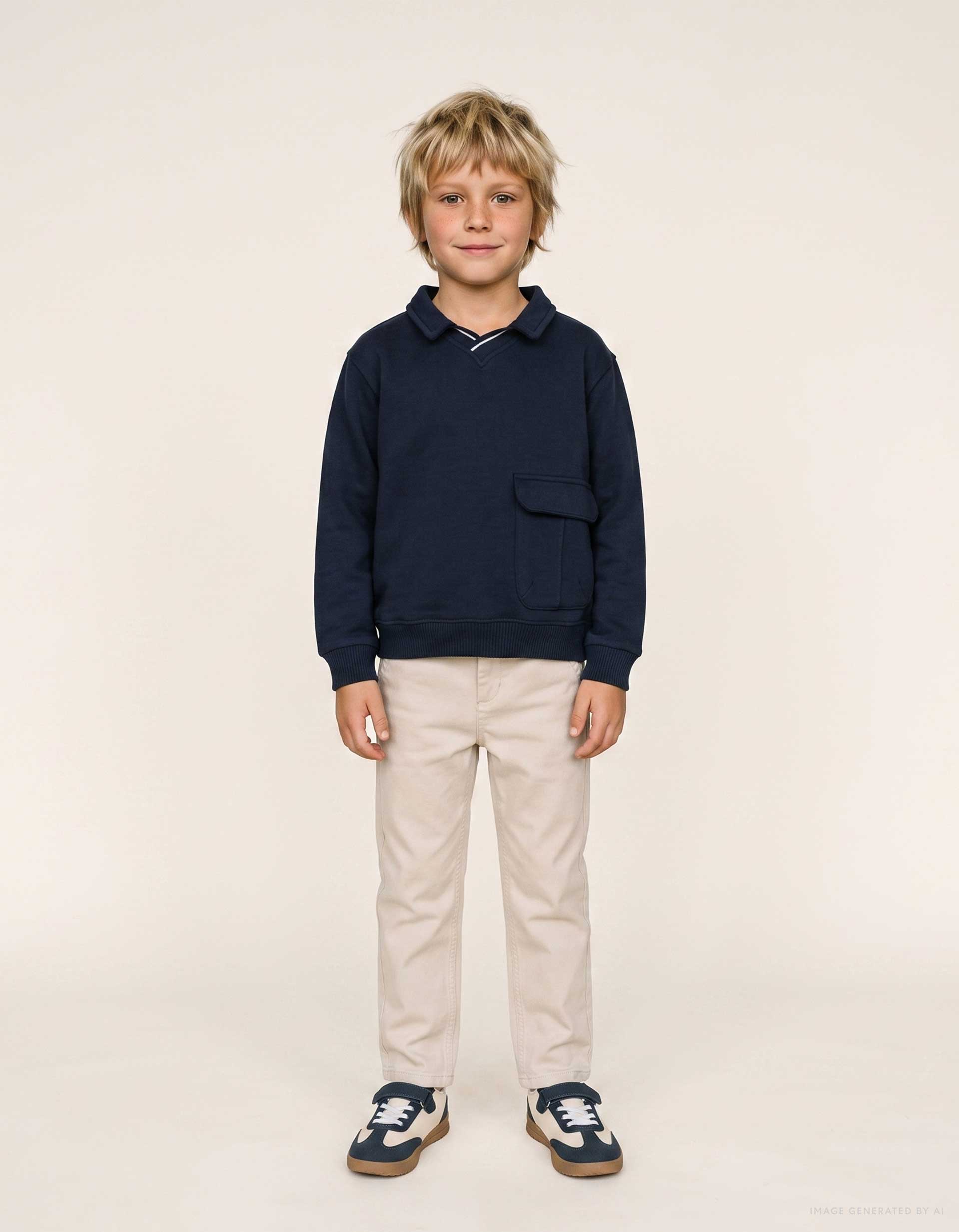 Sweat en coton avec grande poche, ZIPPY