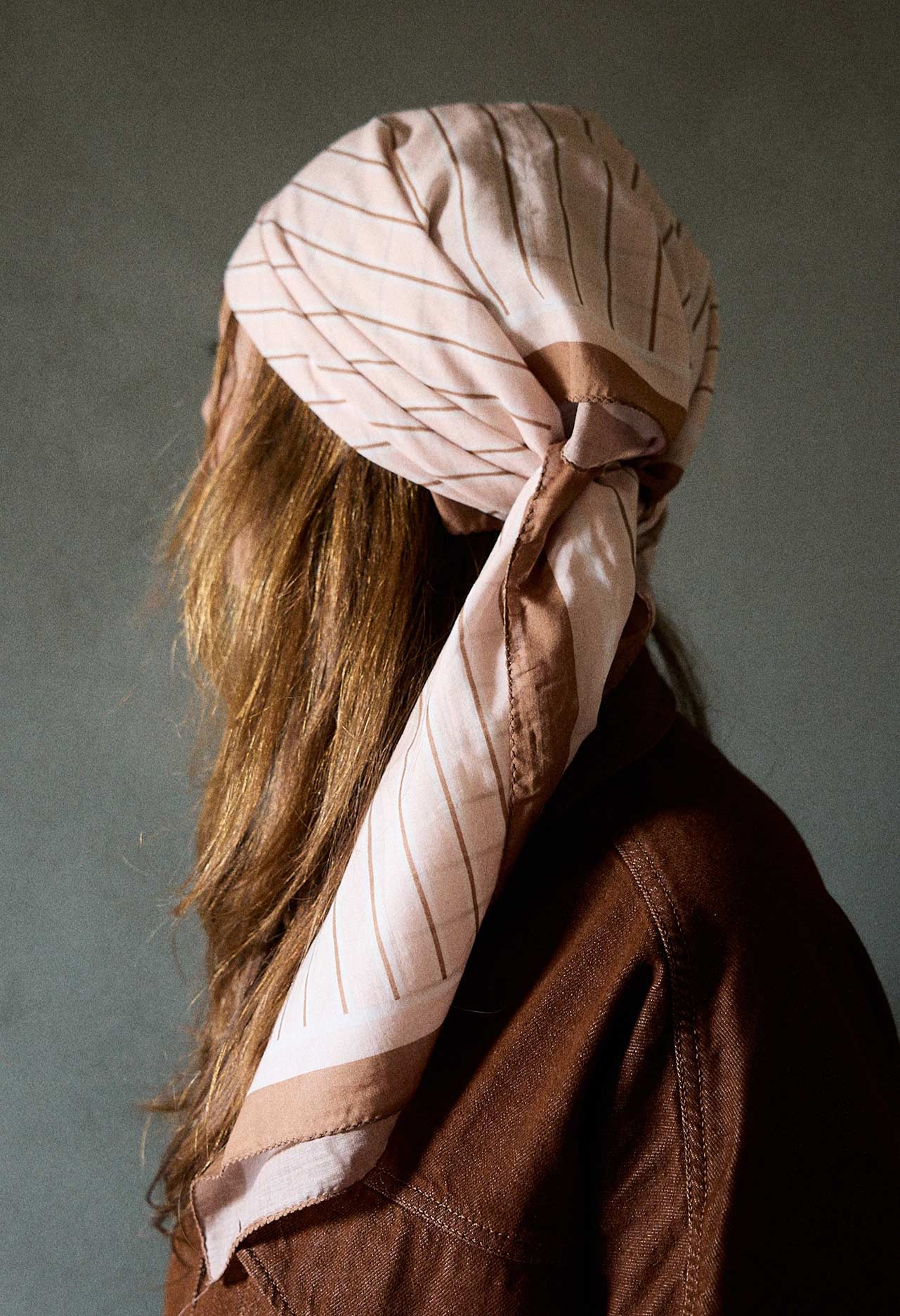 Foulard en voile de coton, RAYURES, GABRIELLE PARIS