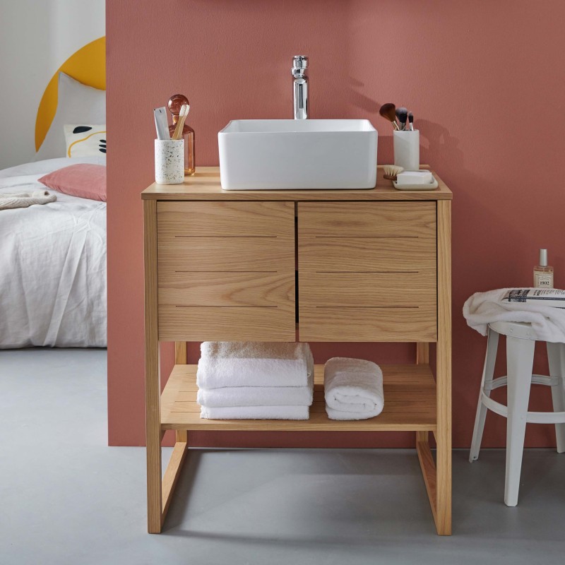 Meuble simple +vasque ATOLL, MOB IN