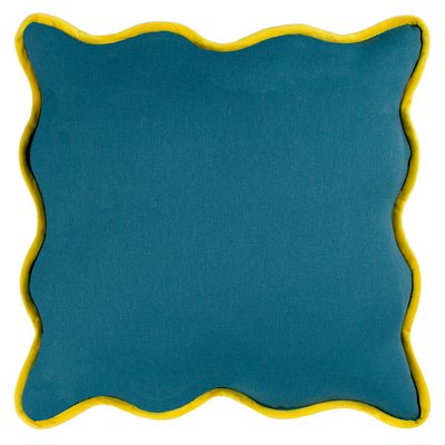 Wiggle Velvet Piped Filled Cushion 45x45cm SO'HOME