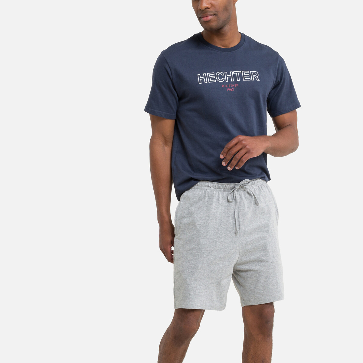 From cotton short pyjamas with crew 