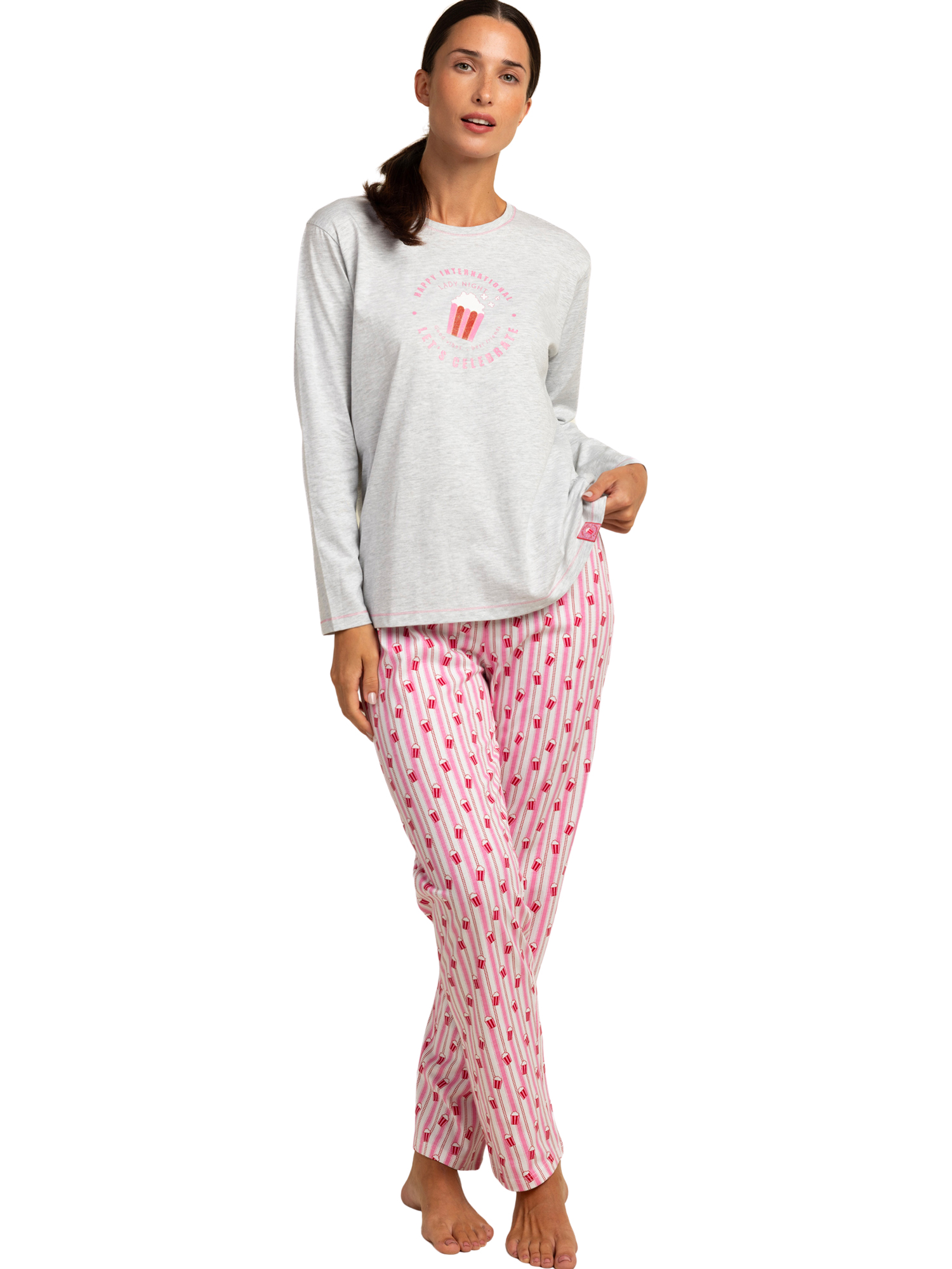 Pyjama pantalon top manches longues Lady Night, ADMAS