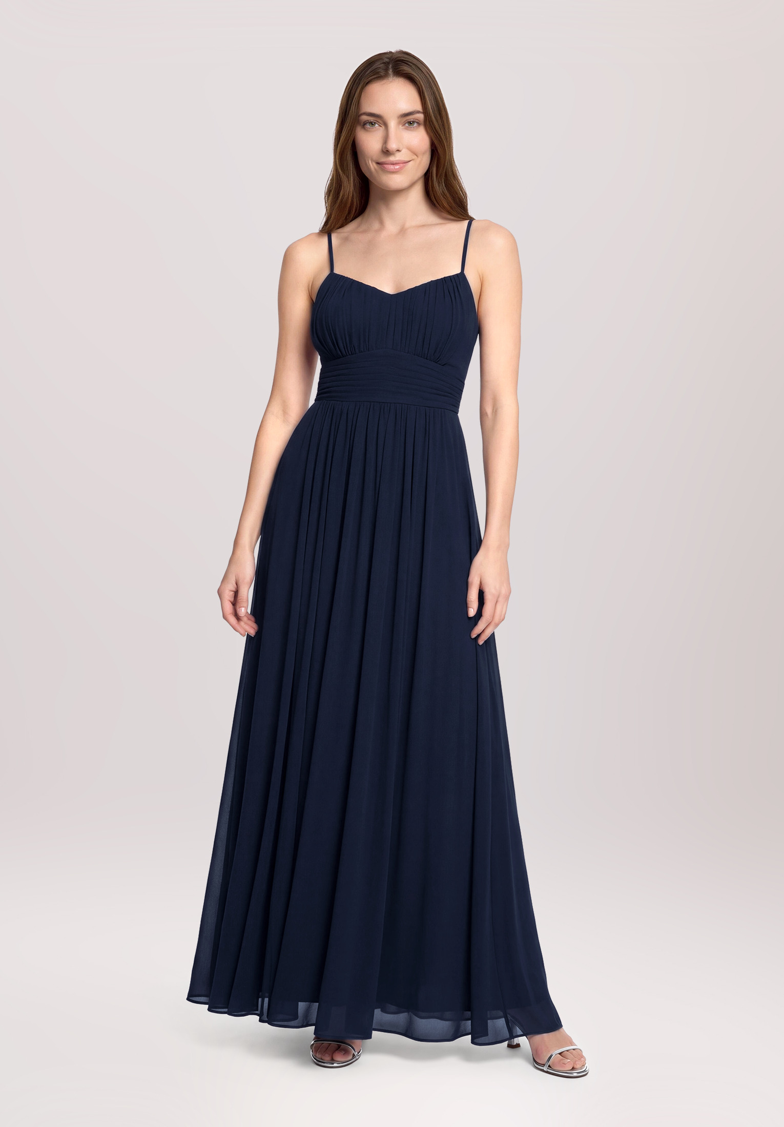 Robe de soirée à plis, VERA MONT