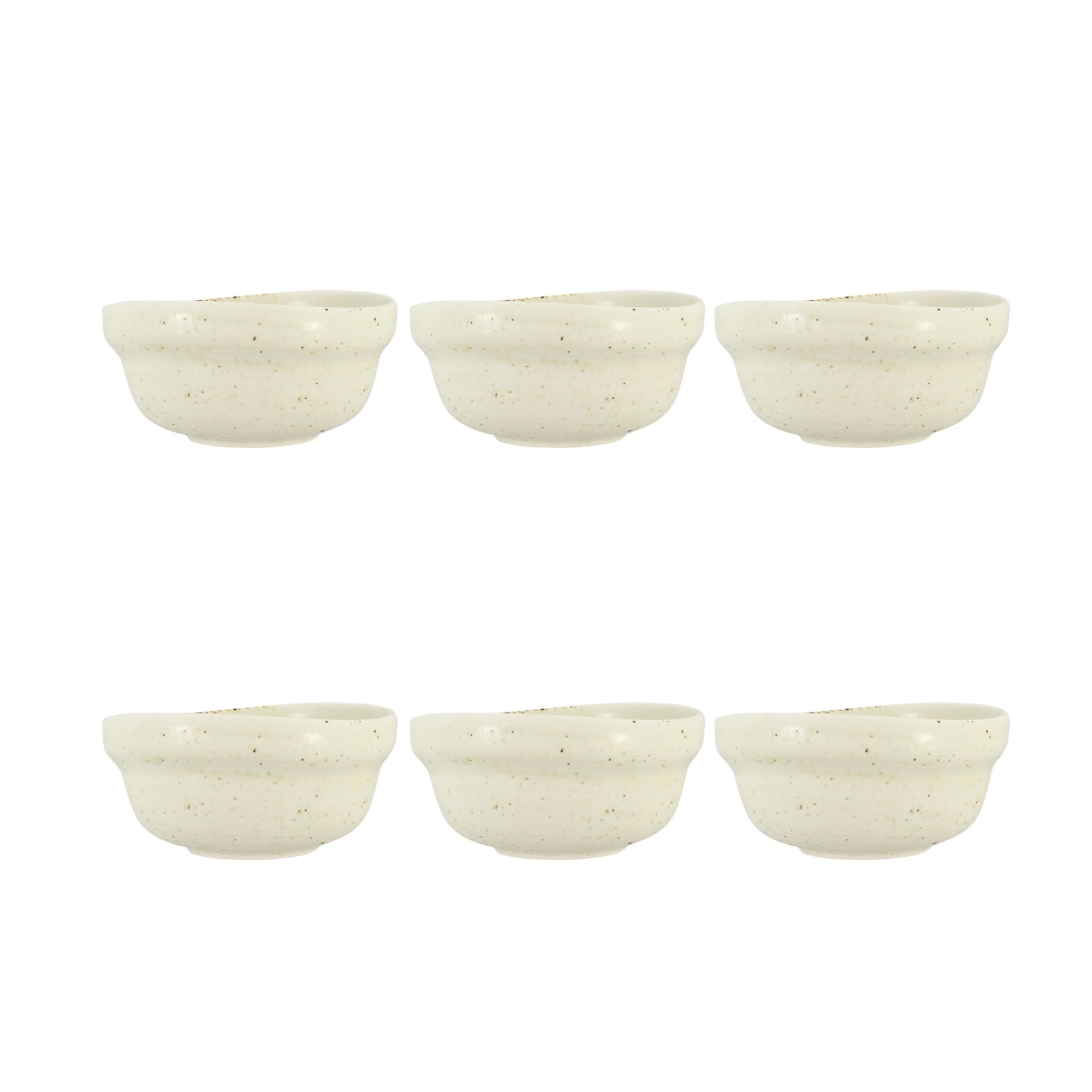 Lot de 6 coupelles 15,5cm en porcelaine, ORA, OGO LIVING