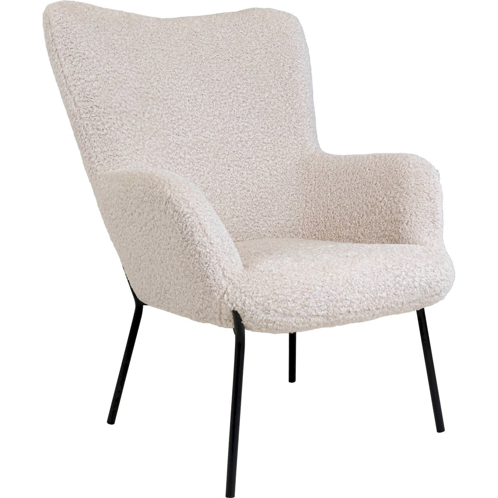 Fauteuil à oreilles bouclette GLABER, RECOLLECTION
