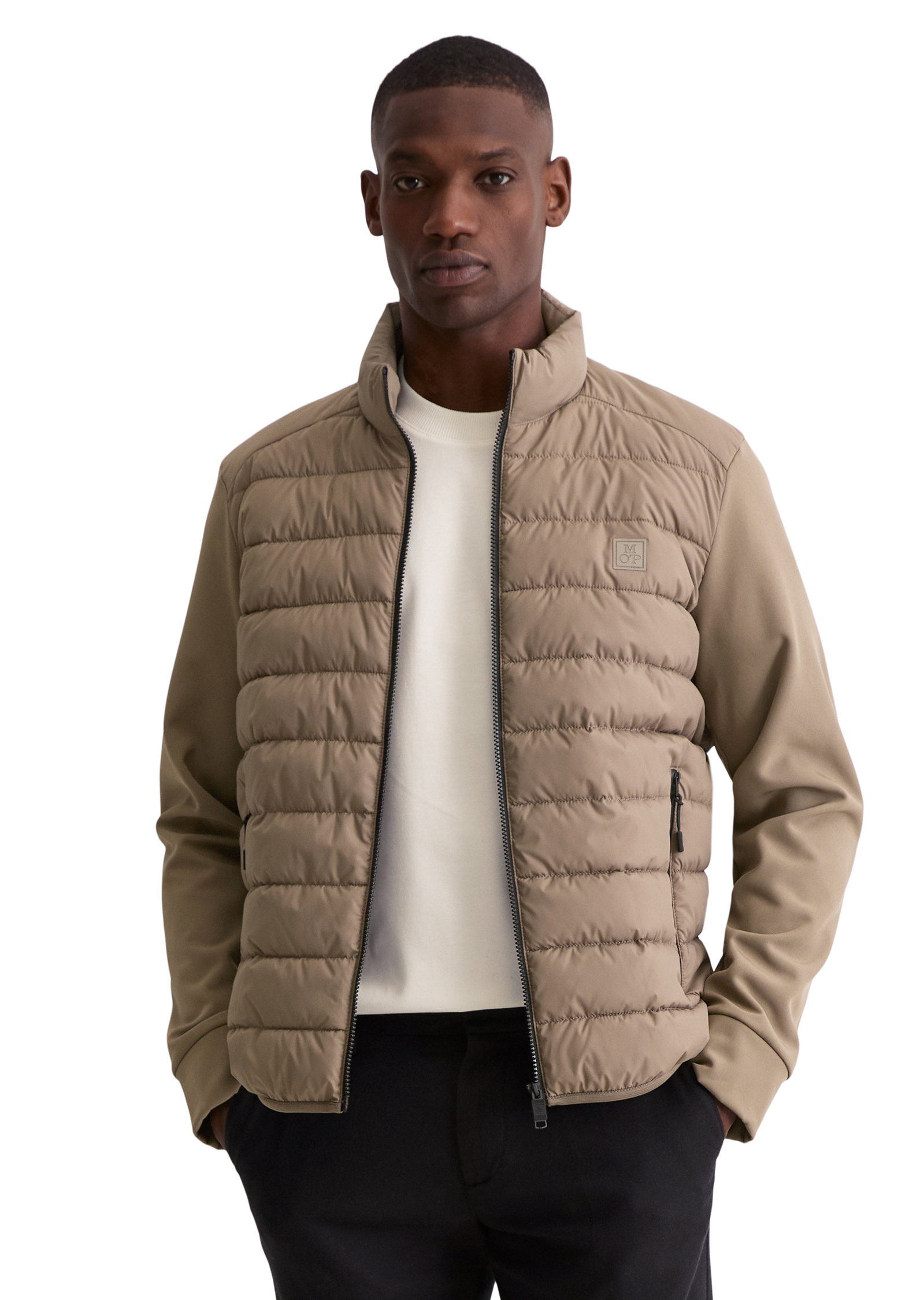 Veste matelassée regular avec manches scuba souples, MARC O'POLO