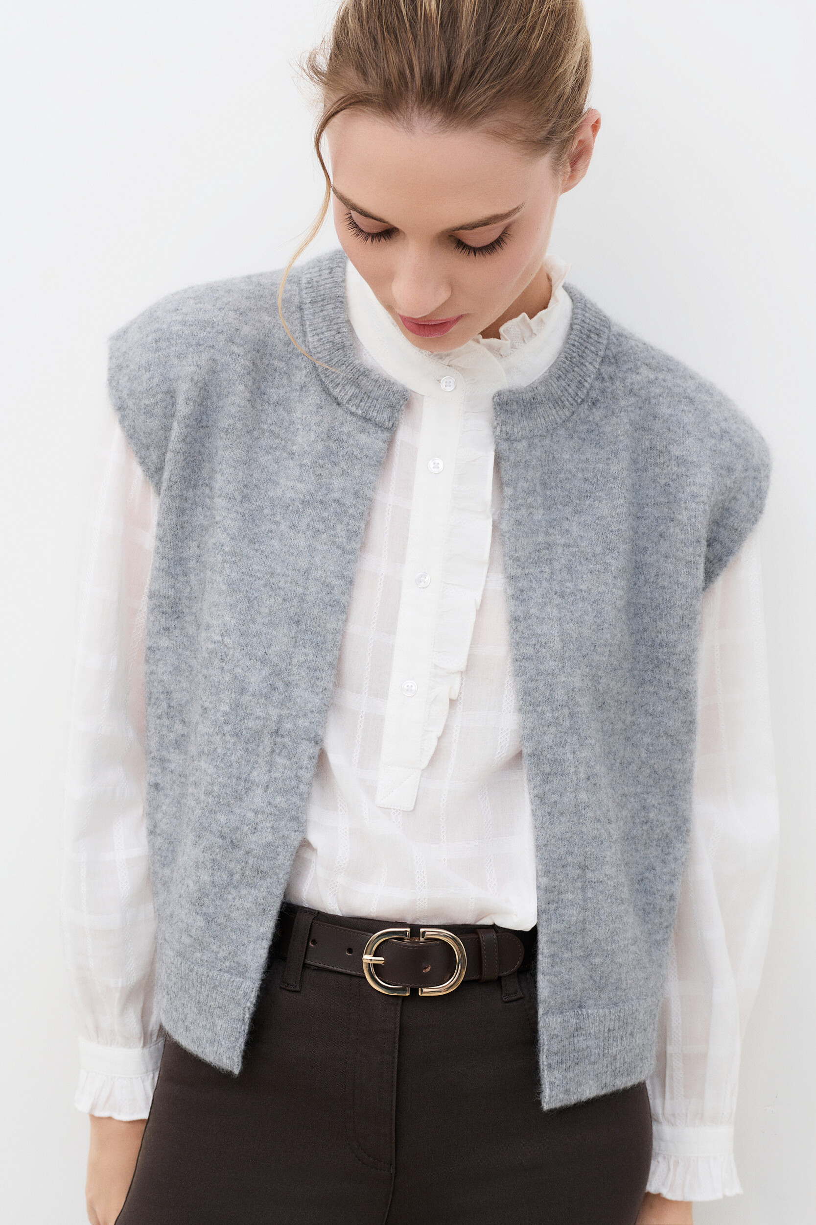 Gilet droit col rond MANISSA, CAROLL
