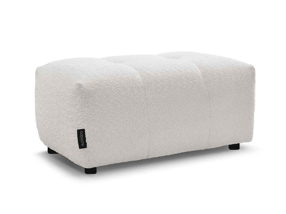 Pouf tissu bouclette, ROXELANE, BOBOCHIC
