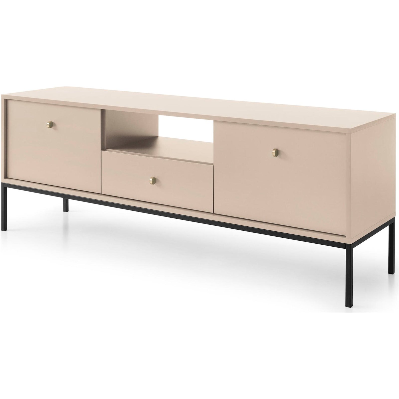 Meuble tv bois avec tiroir collection MONNE, RECOLLECTION