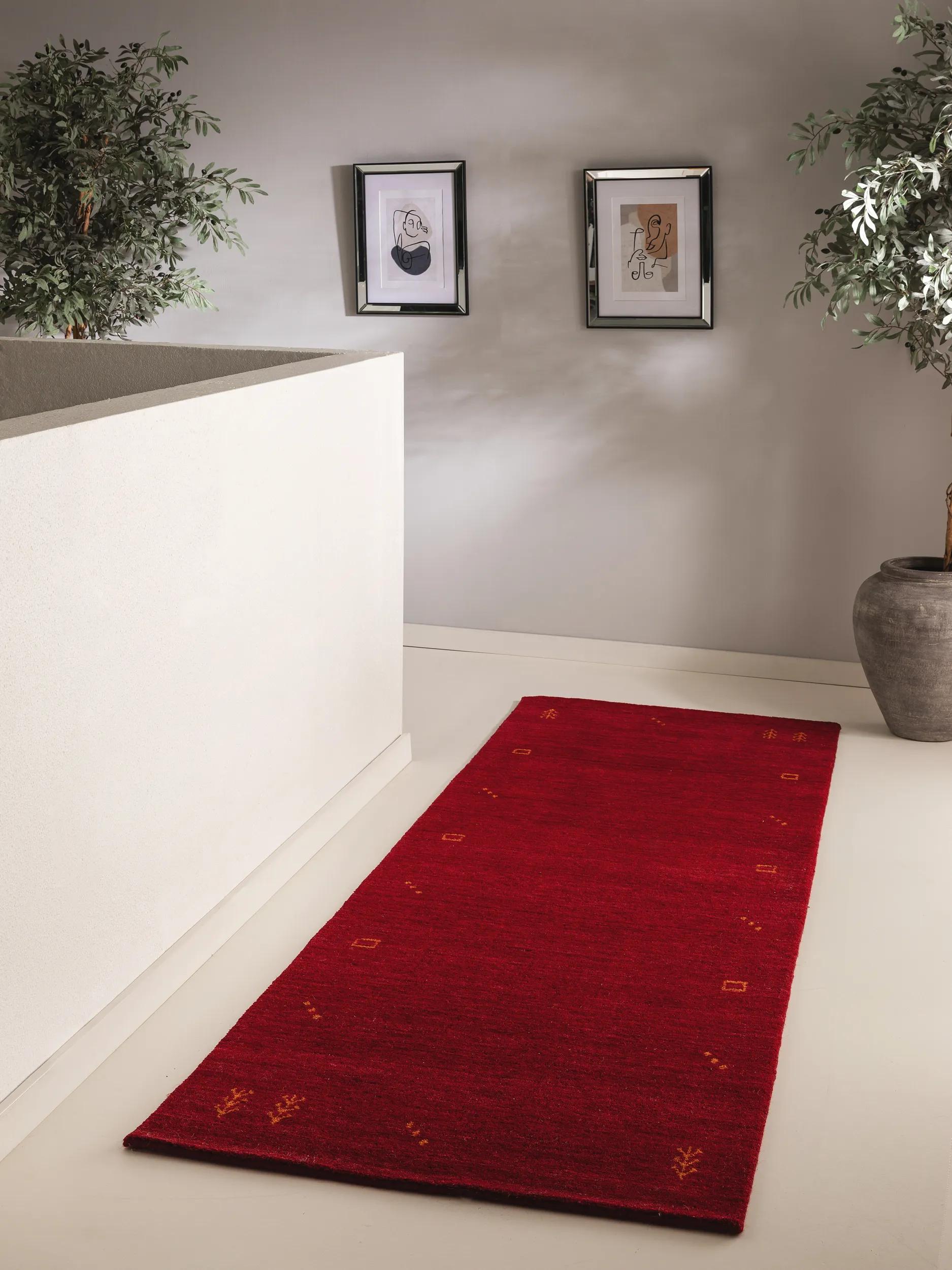 Tapis de couloir en laine tissé main JAMAL, BENUTA 