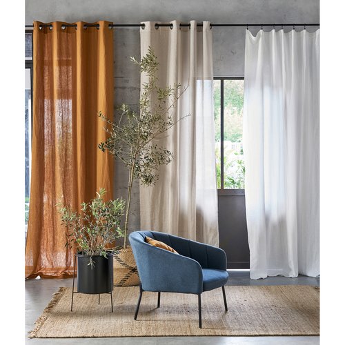 Tenda effetto lino con profilo arricciato nyong La Redoute Interieurs
