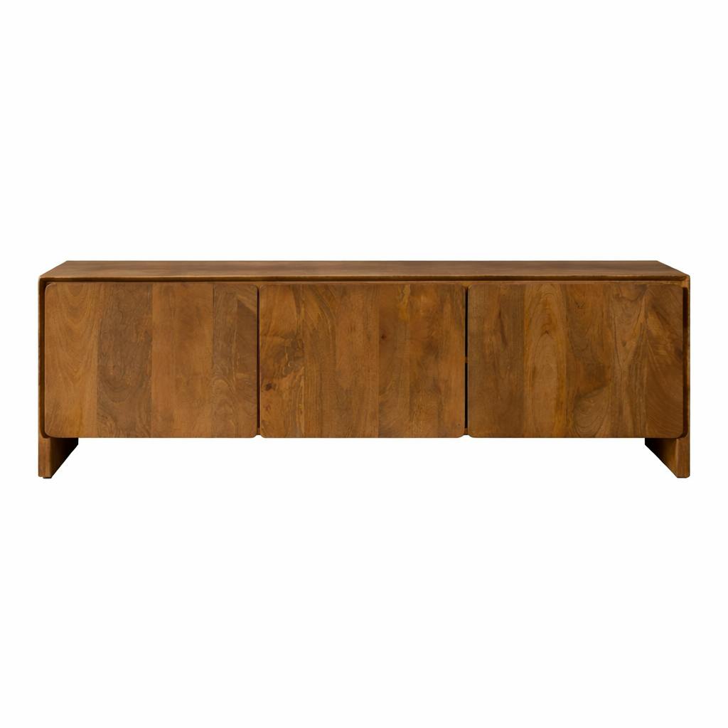 Meuble TV en bois 3 portes CALDERA, PIER IMPORT
