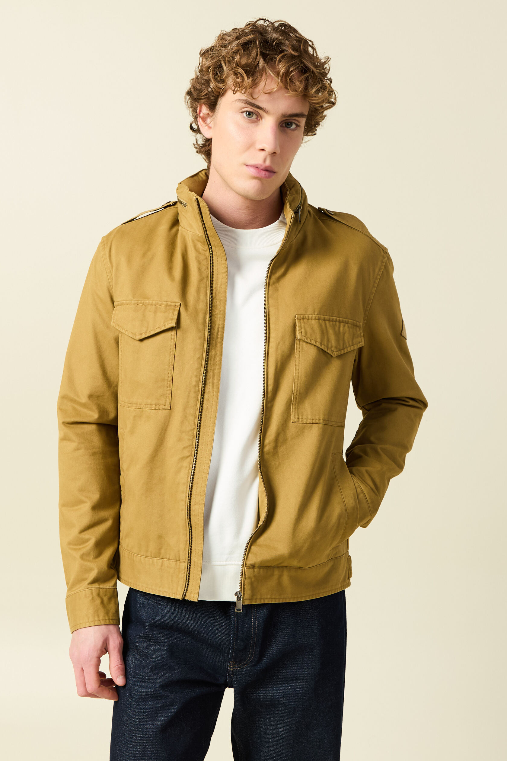 Veste col montant manches longues, BONOBO