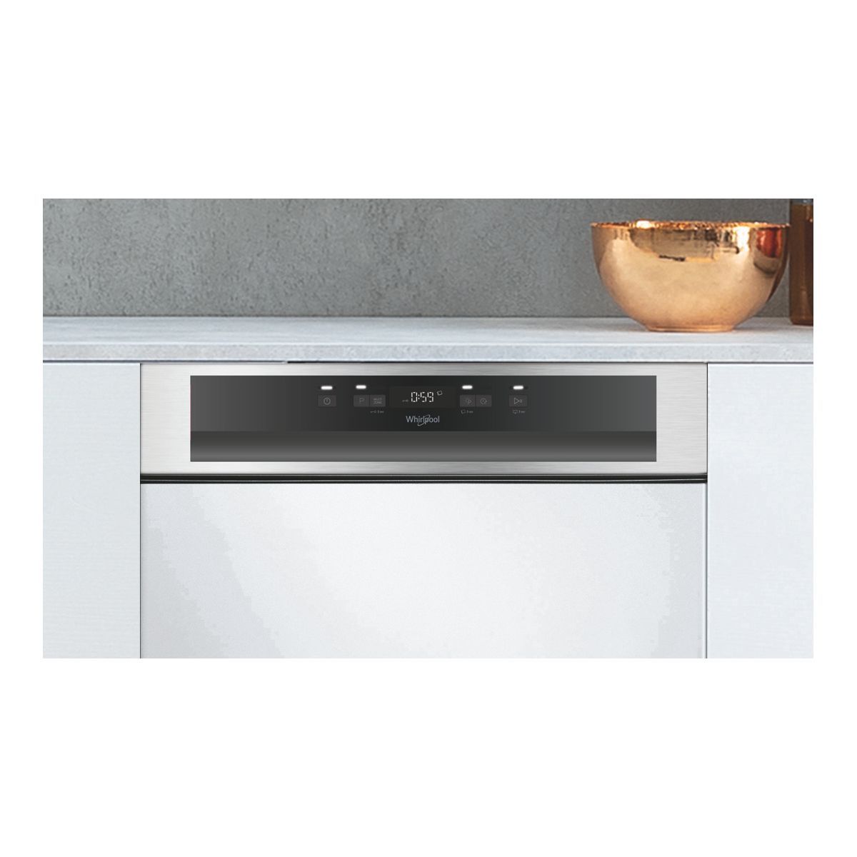 Lave vaisselle encastrable wbo3t133pfx 6eme sens gris Whirlpool | La Redoute