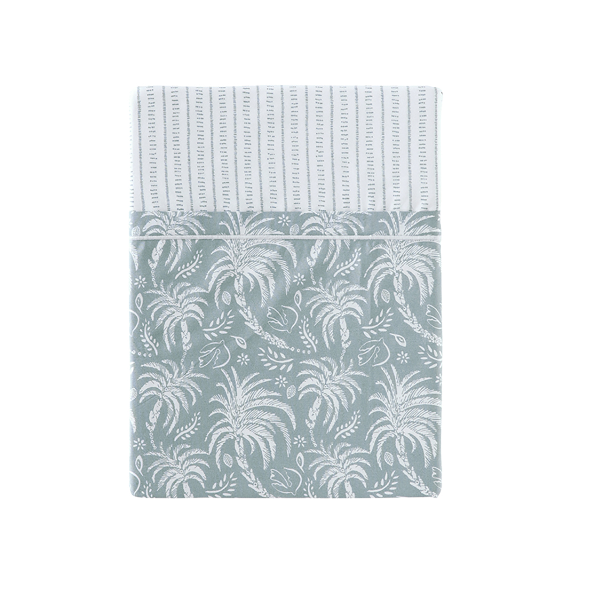 Drap plat imprimé en percale de coton, PALMA, ESSIX