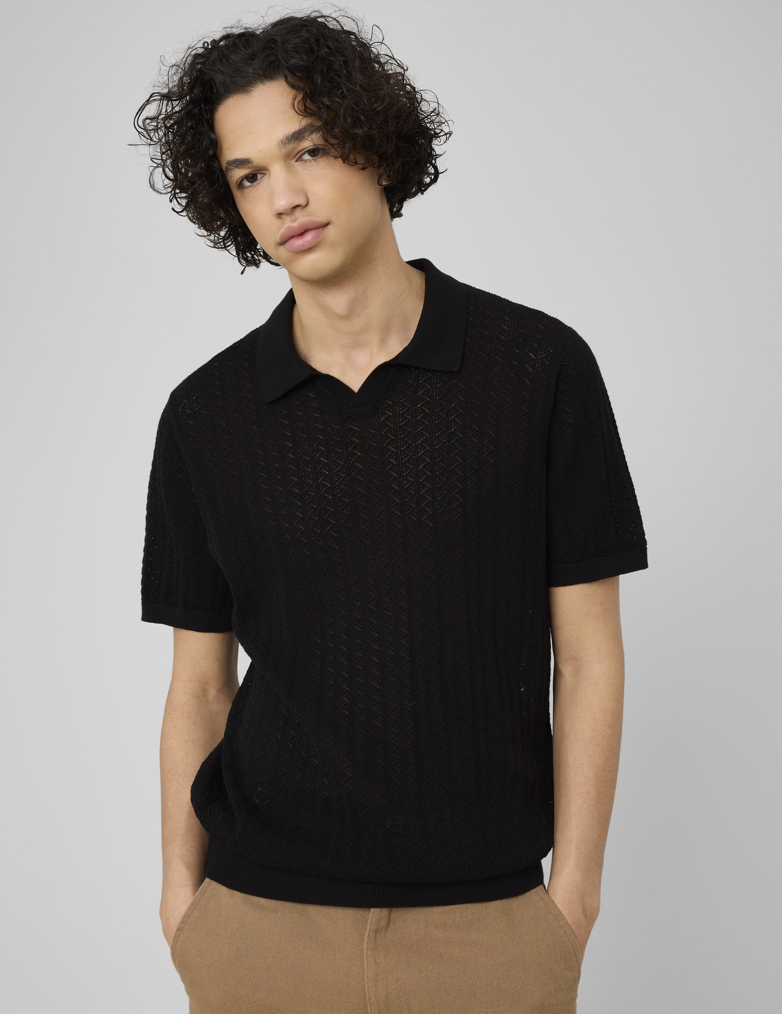 Polo matière fantaisie, BZB
