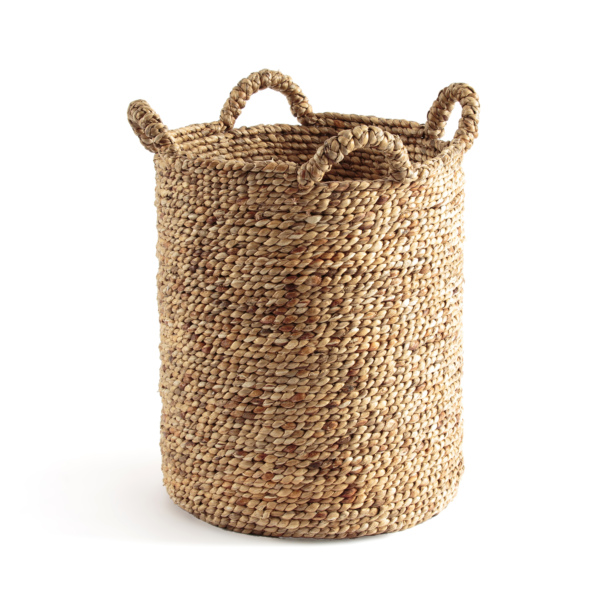 Raga Round Woven Basket Natural Am Pm, Round Woven Basket With Lid