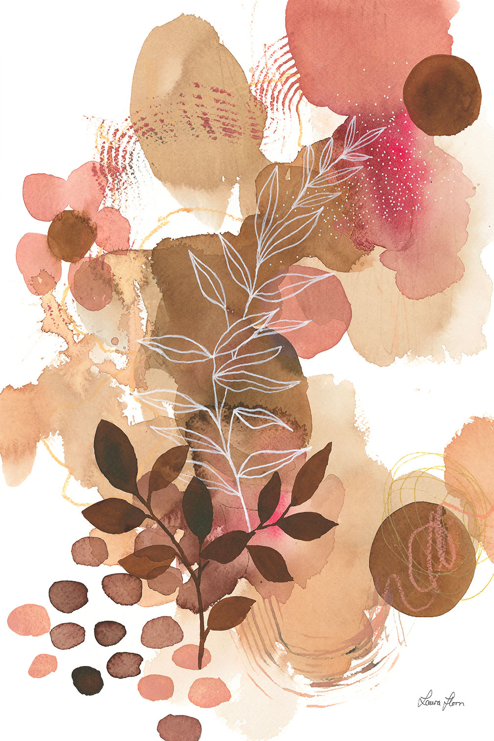 Tableau deco Bonheur floral, HEXOA