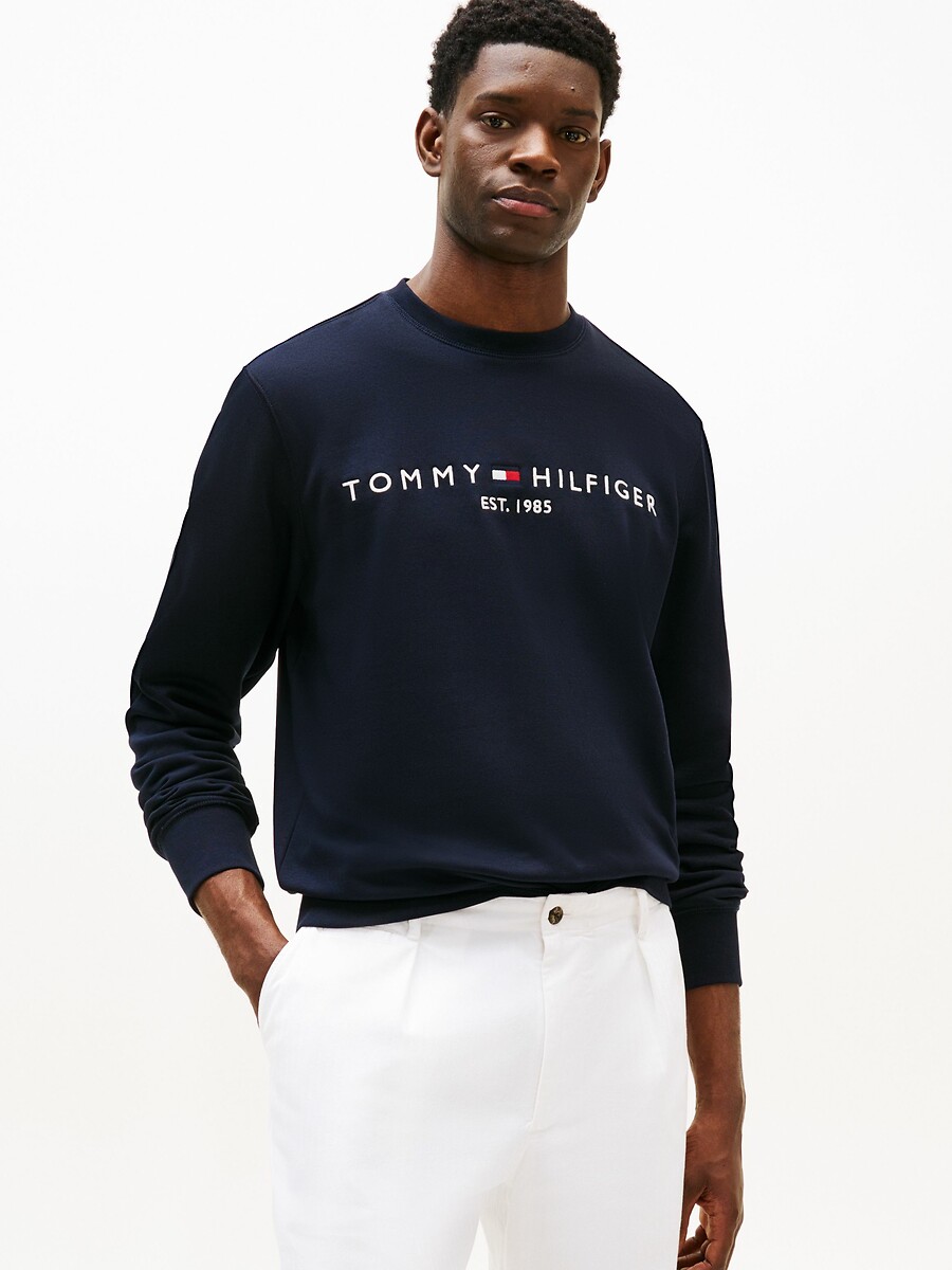 Flex Fleece Sweatshirt with Embroidered Logo, TOMMY HILFIGER