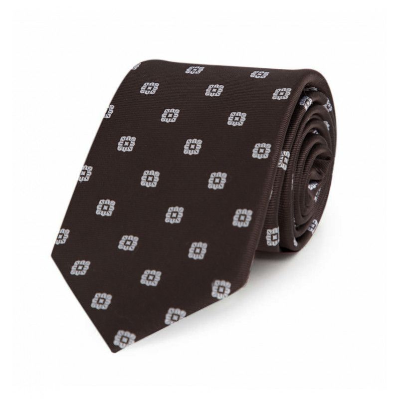 La Redoute Homme Accessoires Cravates & Pochettes Nœuds papillons Cravate pure soie à motif fantaisie 