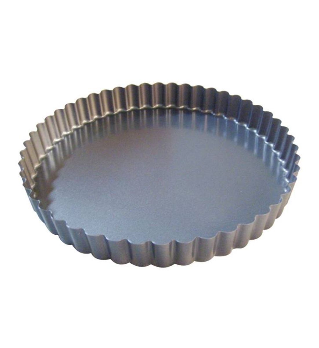 Moule à tarte acier revêtu d32 x h3 cm, DE BUYER